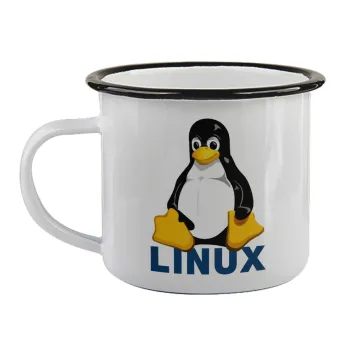 Linux, Κούπα εμαγιέ με μαύρο χείλος 360ml