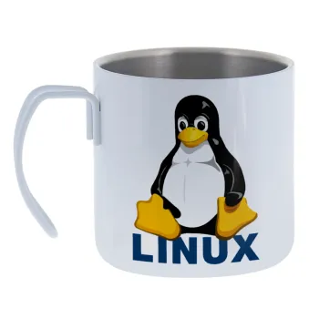 Linux — Κούπα Ανοξείδωτη διπλού τοιχώματος 400ml