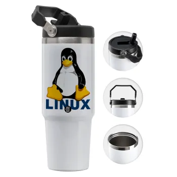Linux, Θερμός Ανοξείδωτο 30oz με χερούλι