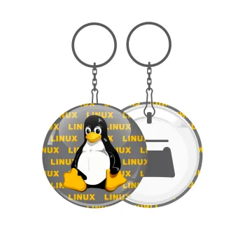 Linux, Μπρελόκ μεταλλικό 5cm με ανοιχτήρι