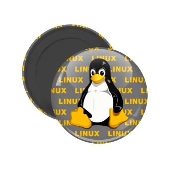 Linux, Μαγνητάκι ψυγείου στρογγυλό διάστασης 5cm