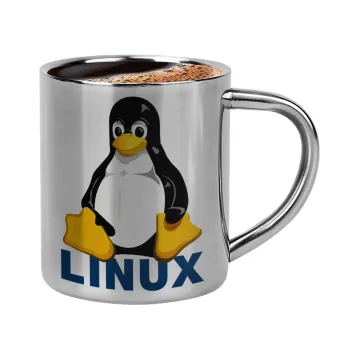 Linux, Double-wall metal cup for espresso (220ml)