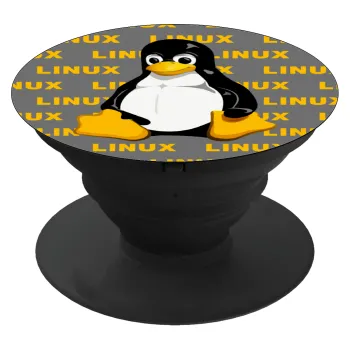 Linux, Phone Holders Stand  Μαύρο Βάση Στήριξης Κινητού στο Χέρι