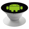 Android, Phone Holders Stand  Λευκό Βάση Στήριξης Κινητού στο Χέρι