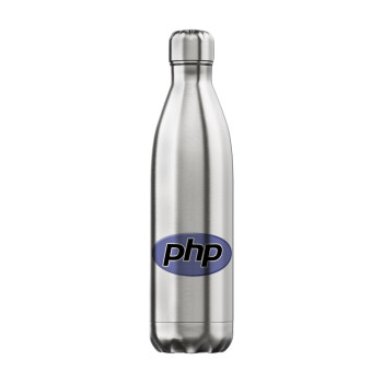 PHP, Μεταλλικό παγούρι θερμός Inox (Stainless steel), διπλού τοιχώματος, 750ml