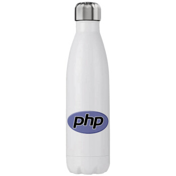 PHP, Μεταλλικό παγούρι θερμός (Stainless steel), διπλού τοιχώματος, 750ml