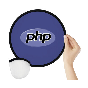 PHP, Βεντάλια υφασμάτινη αναδιπλούμενη με θήκη (20cm)