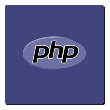 PHP, Τετράγωνο μαγνητάκι ξύλινο 6x6cm