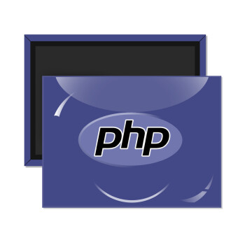 PHP, Ορθογώνιο μαγνητάκι ψυγείου διάστασης 9x6cm