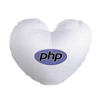 PHP, Μαξιλάρι καναπέ καρδιά 40x40cm περιέχεται το  γέμισμα