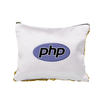 PHP, Τσαντάκι νεσεσέρ με πούλιες (Sequin) Χρυσό