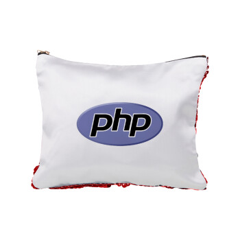 PHP, Τσαντάκι νεσεσέρ με πούλιες (Sequin) Κόκκινο