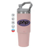 Pink color, 890ml (30oz) stainless Steel Tumbler with Handle