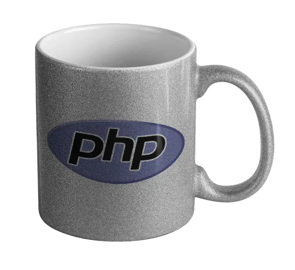 PHP — Glitter Ασημένια