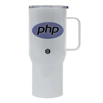 PHP, Mega Stainless steel Tumbler with lid, double wall 750L