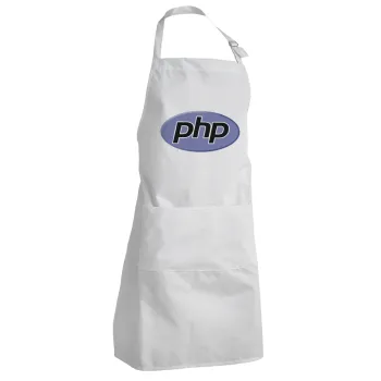 PHP, Adult Chef Apron (with sliders and 2 pockets)