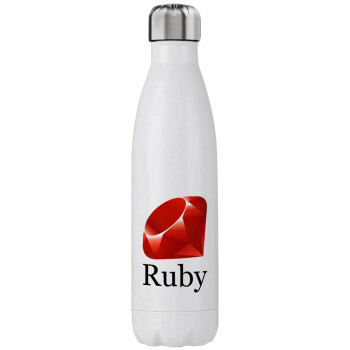 Ruby, Μεταλλικό παγούρι θερμός (Stainless steel), διπλού τοιχώματος, 750ml