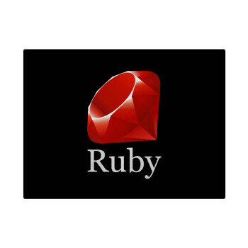 Ruby, Επιφάνεια κοπής γυάλινη (38x28cm)