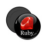 Ruby, Μαγνητάκι ψυγείου στρογγυλό διάστασης 5cm
