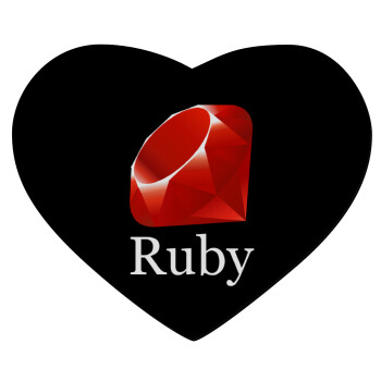 Ruby, Mousepad καρδιά 23x20cm