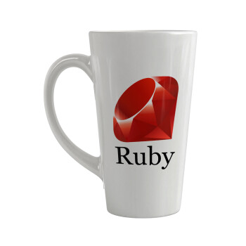 Ruby, Κούπα Latte Μεγάλη, κεραμική, 450ml