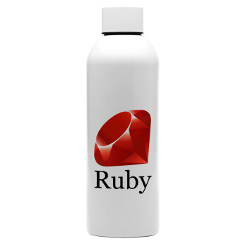 Ruby, Μεταλλικό παγούρι νερού, 304 Stainless Steel 800ml