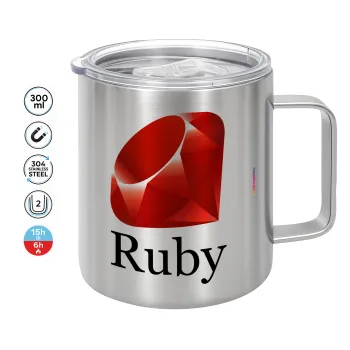 Ruby, Mug Stainless steel double wall 300ml