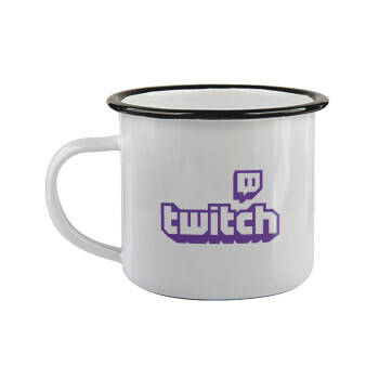 Twitch, Κούπα εμαγιέ με μαύρο χείλος 360ml