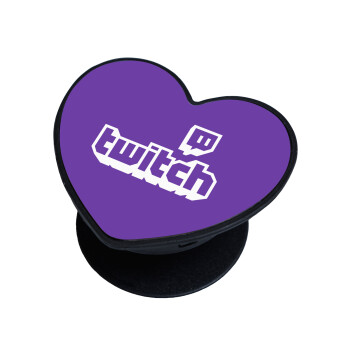 Twitch, Phone Holders Stand  καρδιά Μαύρο Βάση Στήριξης Κινητού στο Χέρι
