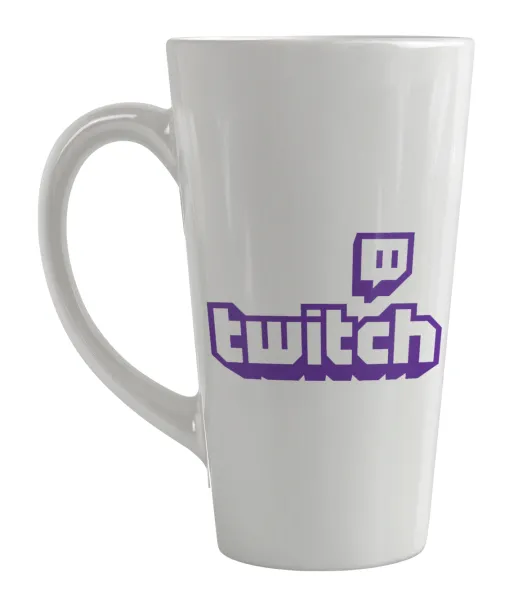 Twitch — Large tapered latte mug, ceramic, 450ml