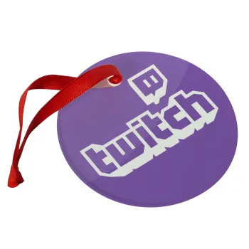 Twitch, Christmas ornament glass 9cm