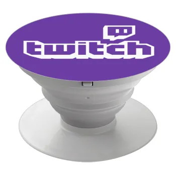 Twitch, Phone Holders Stand  Λευκό Βάση Στήριξης Κινητού στο Χέρι