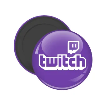 Twitch, Μαγνητάκι ψυγείου στρογγυλό διάστασης 5cm