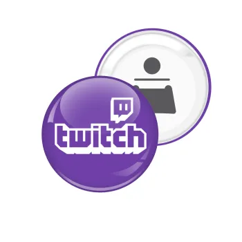 Twitch, Μαγνητάκι και ανοιχτήρι μπύρας στρογγυλό διάστασης 5,9cm