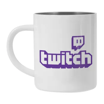 Twitch, Mug Stainless steel double wall 300ml