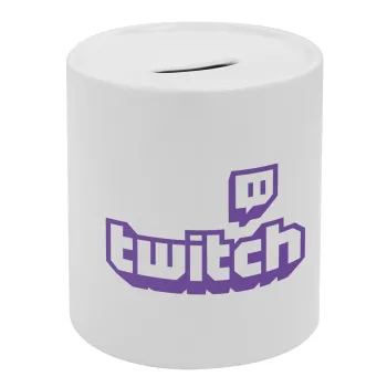 Twitch, Κουμπαράς πορσελάνης με τάπα