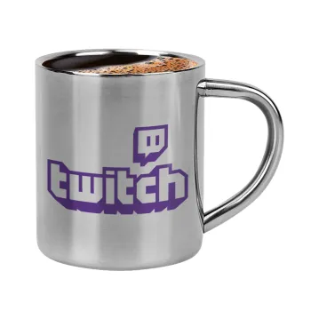 Twitch, Κουπάκι μεταλλικό διπλού τοιχώματος για espresso (220ml)