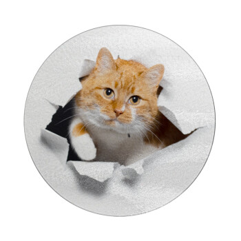 Cat cracked, Επιφάνεια κοπής γυάλινη στρογγυλή (30cm)