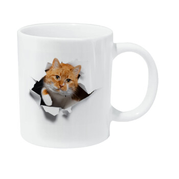 Cat cracked, Κούπα Giga, κεραμική, 590ml
