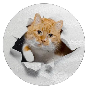 Cat cracked, Επιφάνεια κοπής γυάλινη στρογγυλή (30cm)