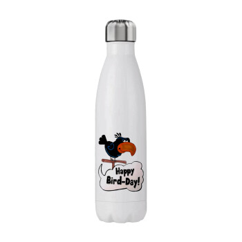 Happy Bird Day, Stainless steel, double-walled, 750ml