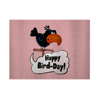 Happy Bird Day, Επιφάνεια κοπής γυάλινη (38x28cm)