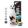 Soccer Metal mug thermos, double wall, 550ml