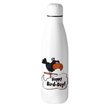 Happy Bird Day, Metal mug thermos (Stainless steel), 500ml