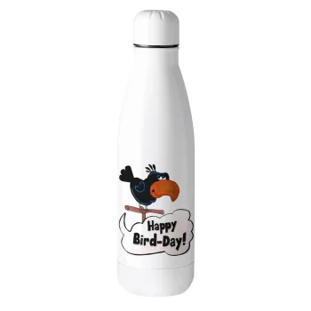 Happy Bird Day, Metal mug thermos (Stainless steel), 500ml