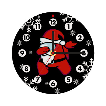 Among US Xmas, Ρολόι τοίχου ξύλινο (20cm)