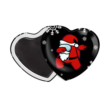 Among US Xmas, Μαγνητάκι καρδιά (57x52mm)