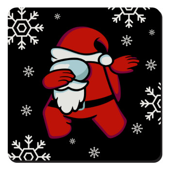 Among US Xmas, Τετράγωνο μαγνητάκι ξύλινο 9x9cm