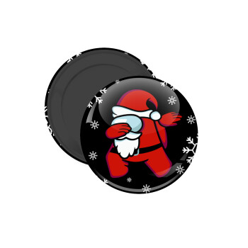 Among US Xmas, Μαγνητάκι ψυγείου στρογγυλό διάστασης 5cm