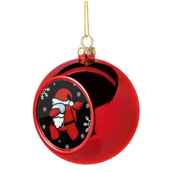 Among US Xmas, Christmas tree ball Red 8cm